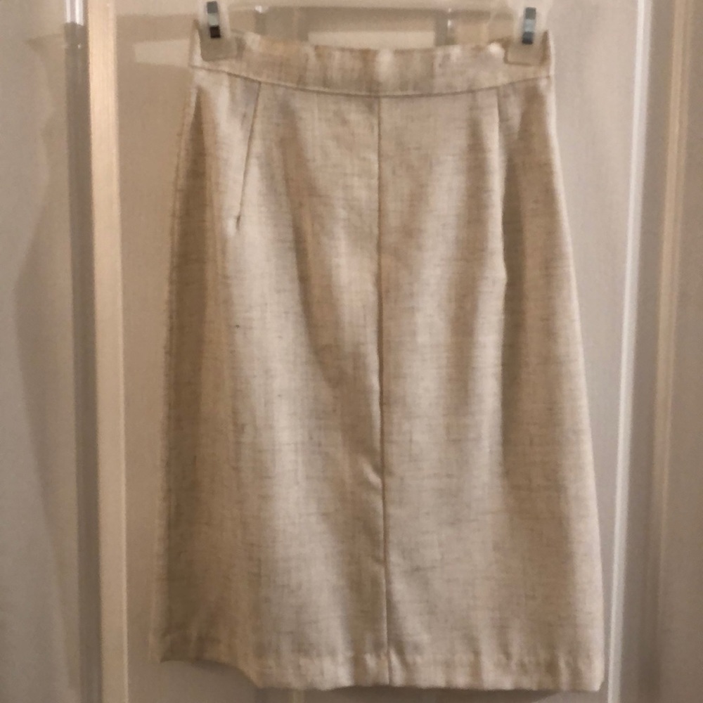 Deb Vintage Tan Skirt with Bow
